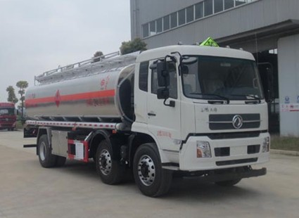 國五東風天錦小三軸油罐車圖片