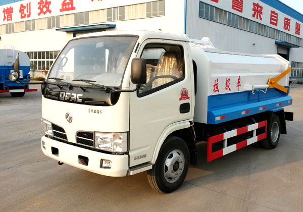 東風(fēng)銳鈴5方側(cè)裝掛桶式垃圾車